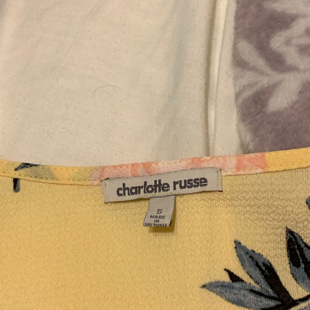 Charlotte Russe floral wrap dress